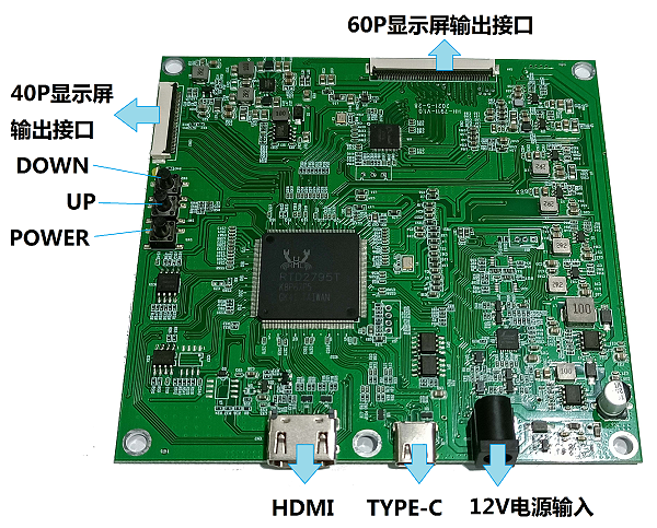 2.5K/4KOLED屏驱动板方案