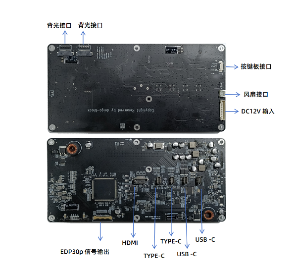 4K 32寸高清屏驱动板